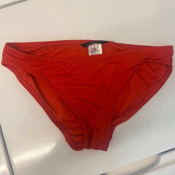Carmen Marc Valvo Vibrant Red Swimwear Small - Picture 3 of 5